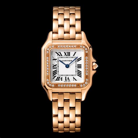 cartier panthere dial|cartier panther diamond watch price.